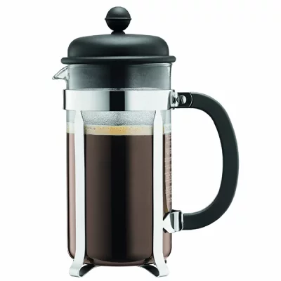BODUM  Cafeti&egrave;re &agrave; piston 8 Tasses Noire - Caffettiera Colors
