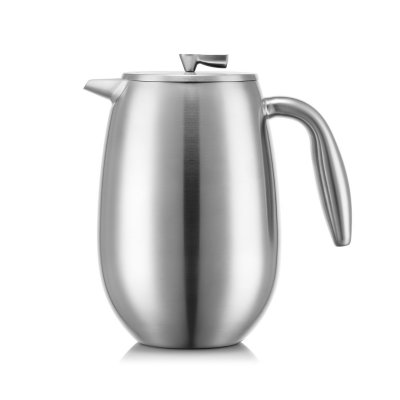 BODUM  - Cafeti&egrave;re &agrave; piston, double paroi, 8 tasses, 1.0 l, en inox