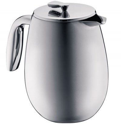 BODUM  - Columbia French Press Stainless Steel - 12 Cup, 1,5 L - Crome