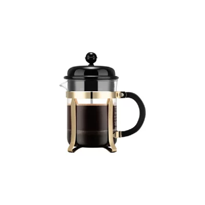 BODUM  Dora 1914-17-01-1 - Cafeti&egrave;re &agrave; piston 0,5 L - Noir & Or