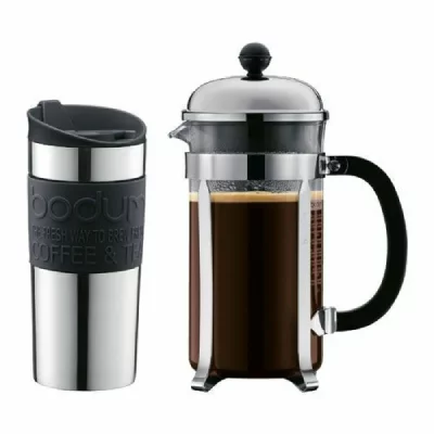 BODUM  - K11068-01 - Coffret cafeti&egrave;re &agrave; Piston + Mug