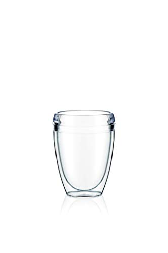 BODUM  PAVINAOUTDOOR Set 2 gobelets double paroi plastique, 0.35 l Transparent