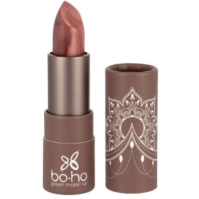 BOHO GREEN MAKE UP Boho Rouge &Agrave; L&egrave;vres 404 Transparent Nacr&eacute; Rose Anglais 3.5 g
