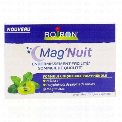 BOIRON  Mag'Nuit&reg; Bo&icirc;te de 30 G&eacute;lules - Bo&icirc;te 30 g&eacute;lules