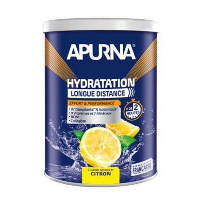 APURNA Boisson energetique  hydratation longue distance citron 500g