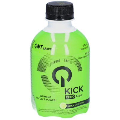 QNT Boisson &eacute;nerg&eacute;tique citron vert sans sucre  Kick Drink