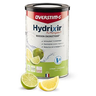 OVERSTIMS Boisson Energetique -  - Hydrixir Antioxydant Citron -