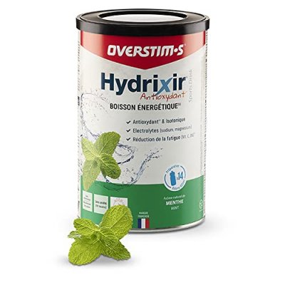 OVERSTIMS Boisson energetique  hydrixir antioxydant menthe 600g