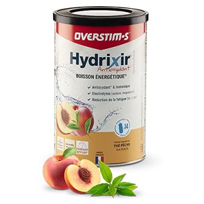 OVERSTIMS Boisson energetique  hydrixir antioxydant the peche 600g