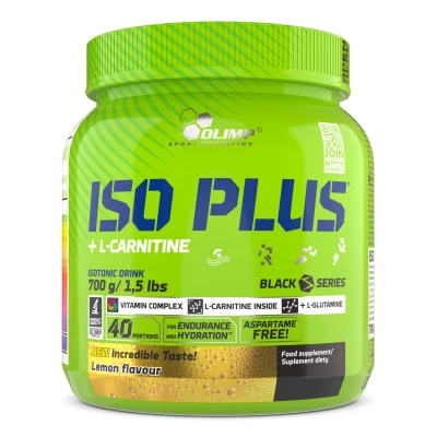 OLIMP NUTRITION Boisson Iso Plus - Olimp Supplements - Citron - 700 Grammes (20 Doses)
