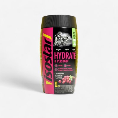 ISOSTAR Boisson Isotonique Poudre  Hydrate & Perform Fruits Rouges 560g - 