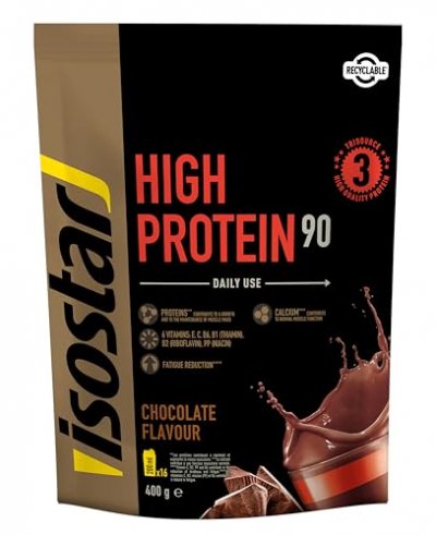 ISOSTAR Boisson proteinee  high protein 90 chocolat 400g