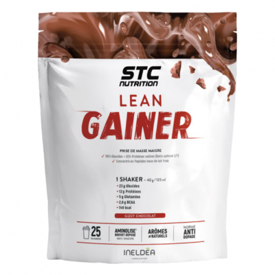 STC NUTRITION Boisson proteinee  lean gainer pot de 1 kg chocolat