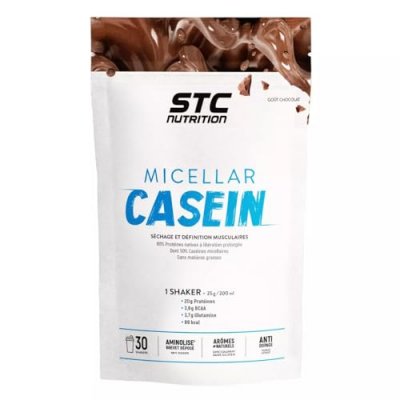 STC NUTRITION Boisson proteinee  micellar casein chocolat 750g
