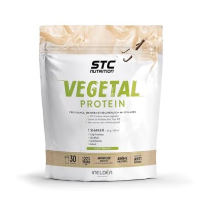 STC NUTRITION Boisson proteinee  vegetal protein 750 g vanille