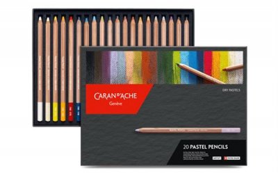  Bo&icirc;te 40 Crayons Pastels Extra Fins Pastels Pencils - Caran D'ache
