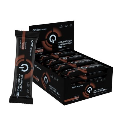 QNT Bo&icirc;te 40% protein crunchy bar (12x65g)