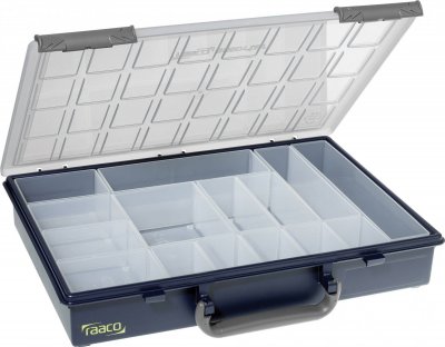 RAACO Bo&icirc;te &agrave; compartiments Assorter 55 4x8 avec 15 inserts  136211