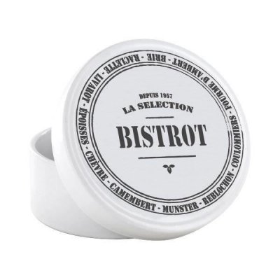 COOK CONCEPT Bo&icirc;te &agrave; fromage en c&eacute;ramique - d 13 x 7 cm - mod&egrave;le al&eacute;atoire