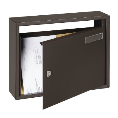 DECAYEUX Boite &agrave; lettres commerciale 2 laqu&eacute; marron 400X300  213247