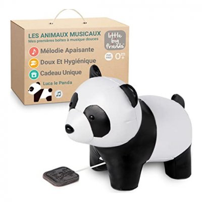 LITTLE BIG FRIENDS Bo&icirc;te &agrave; musique Baby To Love Les animaux musicaux Luca le panda