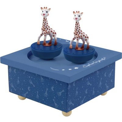 TROUSSELIER Bo&icirc;te &agrave; musique Bois Sophie la Girafe Voie Lact&eacute;e