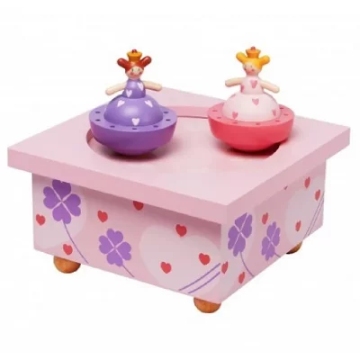 TROUSSELIER Boite a musique dancing soeurs princesses