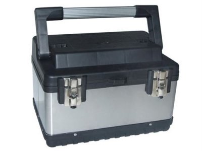 VELLEMAN BOITE &Agrave; OUTILS - ACIER INOXYDABLE - 380 x 270 x 225mm