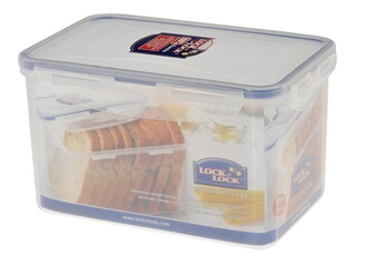 LOCK & LOCK Bo&icirc;te &agrave; pain de mie 1,9 litres Bleu 