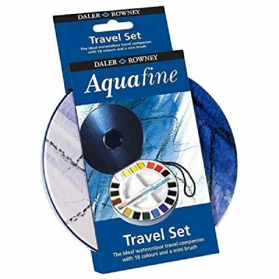 GENERIQUE Bo&icirc;te aquarelle de voyage - 18 couleurs