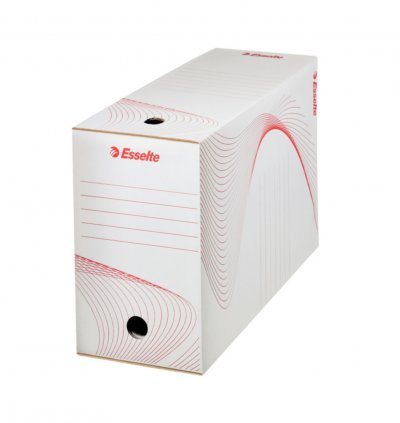 ESSELTE Bo&icirc;te archives  Boxy Dos 15 cm - Blanc - Lot de 5