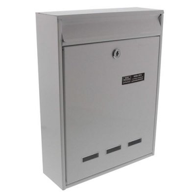 GENERIQUE Boite aux lettres K&ouml;ln 872 w H.340mm B.255mm T.85mm acier blanc din C4