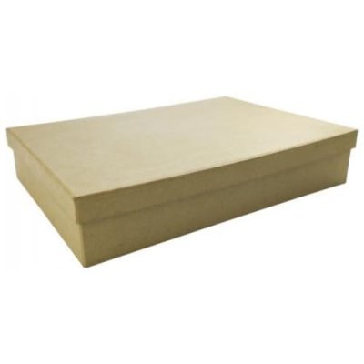 DéCOPATCH Boite Bo&icirc;te A4 &agrave; d&eacute;corer - 21 x 29,7 x 5,5 cm