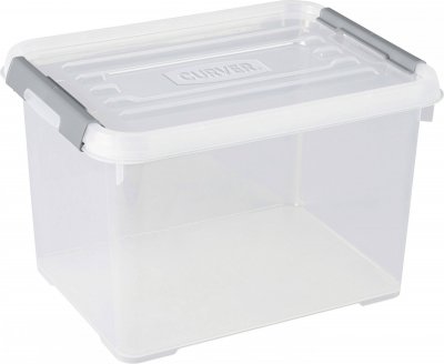 ALLIBERT Bo&icirc;te Curver Handy+ 20L Transparent - Transparent
