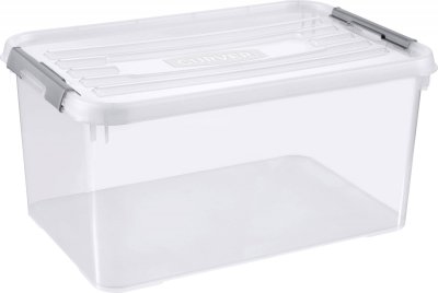 CURVER Bo&icirc;te  Handy+ 50L Transparent - Transparent