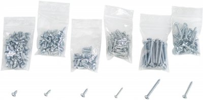 CONRAD Bo&icirc;te d'assortiment de 825 vis &agrave; tole din 7981 & din 7983 856714
