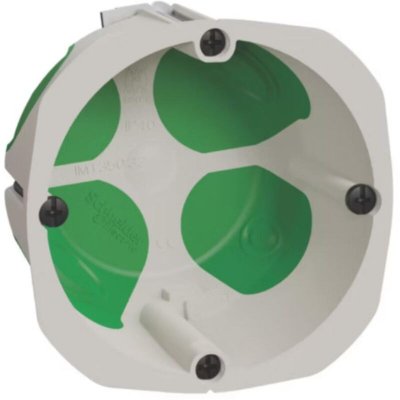 SCHNEIDER ELECTRIC Bo&icirc;te d'encastrement Multifix Air, multicloison 1poste, P47,SCHNEIDER