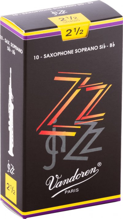 VANDOREN Bo&icirc;te De 10 Anches Saxophone Soprano Zz Force 2.5 -  Sr4025