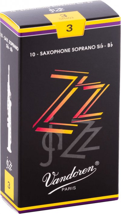 VANDOREN Bo&icirc;te De 10 Anches Saxophone Soprano Zz Force 3 -  Sr403