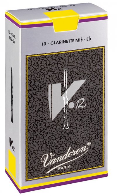 VANDOREN Bo&icirc;te de 10 anches V12 clarinette Mib Force 3 - CR613