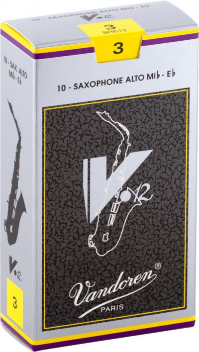 VANDOREN Bo&icirc;te de 10 anches V12 saxophone alto Force 3 - SR613