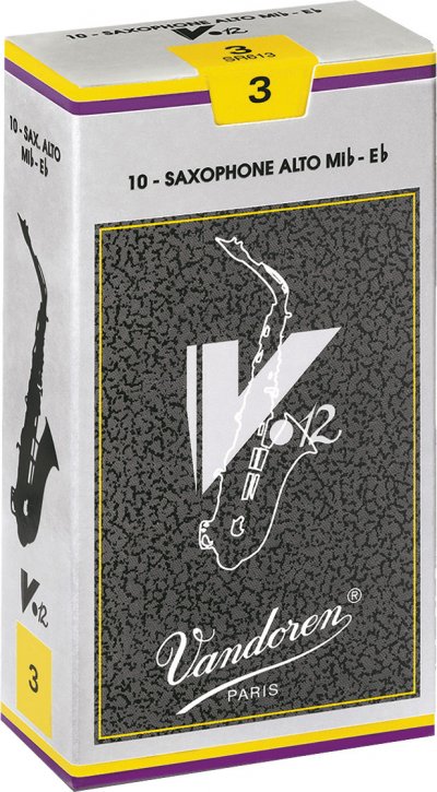 VANDOREN Bo&icirc;te de 10 anches V12 saxophone alto Force 4.5 - SR6145