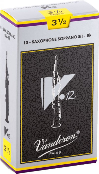 VANDOREN Bo&icirc;te de 10 anches V12 saxophone soprano Force 3.5 - SR6035