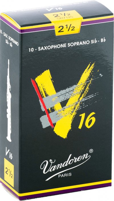 VANDOREN Bo&icirc;te De 10 Anches  V16 Saxophone Soprano Force 2.5