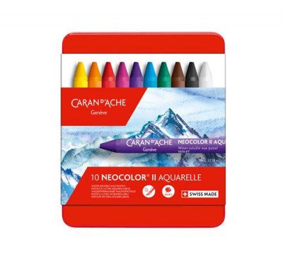 CARAN D ACHE Boite de 10 crayons de couleur Caran d'Ache Neocolor II