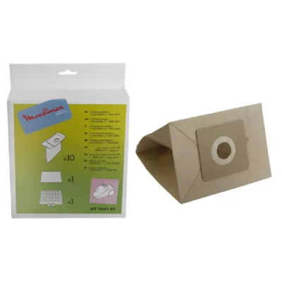 GENERIQUE Boite de 10 sacs + 1 filtre hepa (MT000101) Aspirateur Moulinex