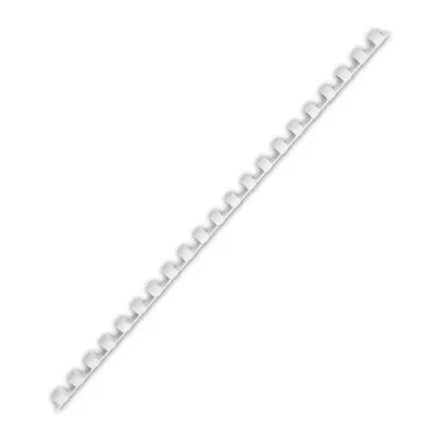 FELLOWES Bo&icirc;te de 100 peignes en plastique  - 8 mm - blanc