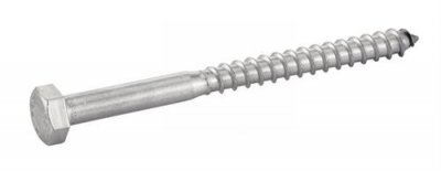 ACTON Boite de 100 vis &agrave; bois T&ecirc;te hexa - Inox A2 - DIN 57 - &Oslash;8 x 40 mm - 623048X40