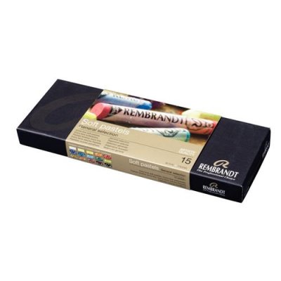 REMBRANDT Bo&icirc;te De 15 Pastels Tendres  Qualit&eacute; Artiste