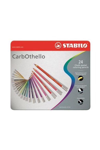 STBL Bo&icirc;te de 24 Crayons Stabilo Carbothello
